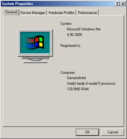 Windows Me Version